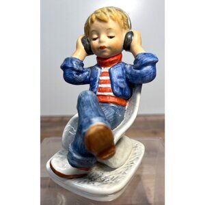 Goebel Figurine "Todays Children" Girl Listening To Headphones